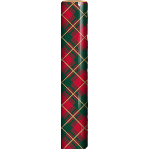 Picture of 7M CHRISTMAS GINGHAM WRAPPING ROLL